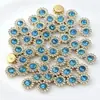 Ventas Directas de Fábrica de Joyería, Base de Flor de Girasol, Flor Redonda de Doble Capa con Pedrería, Accesorios de Moño DIY para Zapatos, Bolsos y Ropa