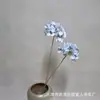 Arranjo de Flores Artificiais de Hortênsia Pirulito de Haste Única para Decoração de Sala de Estar, Atacado de Fábrica Decoração de Casamento