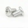 Tornillos para máquina de cabeza plana redonda galvanizados estándar, tornillos para máquina de alambre de cabeza de sartén Phillips, cabeza redonda, cabeza plana redonda, cabeza B