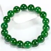 Pulseira Circular Única de Ágata Vermelha, Preta, Amarela e Branca Natural com Contas Redondas de Calcedônia, Contas de Cristal e Ágata Verde para Homens e Mulheres