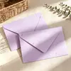 Novo produto transfronteiriço: Envelope de pétala de flor de algodão, cartão de convite colorido artístico, carta de amor, sacola de presente de felicitações para feriado
