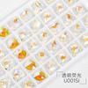 Xiao Pu k9 fondo puntiagudo especial forma triángulo gordo taladro de cristal cabeza de tigre taladro de vidrio materiales accesorios de joyería diy