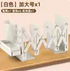 Suporte de Livro Retrátil Reversível, Rack de Armazenamento de Metal para Mesa, Organizador de Mesa para Painel Furado com Porta-Canetas