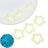 Venda Quente Transfronteiriça Acrílico Luminoso Fino Brilho Oco Estrela de Cinco Pontas Feito à Mão DIY Acessórios Pulseira Pingente Pingente Material