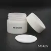 Atacado do Fabricante Frasco de Plástico Branco Pérola 5G/10G para Creme Frasco Pequeno para Creme Facial Frasco de Amostra Cosmética