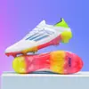 Chuteiras de futebol infantis para meninos, adolescentes e meninas, com travas TF, travas longas AG, sapatos esportivos para treino de competição, de todo o mundo