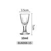 Copo de Licor Acrílico Plástico PC Taça de Vinho Pequena Taça de Vinho Alta 10ml Copo de Vinho Coquetel 30 ml
