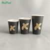 Copo de Papel Descartável Calibre 90 Estampagem a Quente Oco Isolado para Café, Chá com Leite, Suco Bebida Quente Apenas para Bebidas Quentes