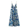 Estilo Europeo y Americano Transfronterizo Z Nueva Moda Elegante Ropa para Mujer al por Mayor Estampado Nicho Vestido Midi 2862349
