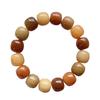 Pulsera de Semillas de Bodhi Xiaohongshu Envuelta Alrededor del Dedo Suave Color Café Leche Degradado Raíz de Bodhi Wenwan Placa de Cuentas de Buda Pulsera de Juego para Mujeres Venta al por Mayor