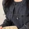 Collar de Perlas de Plata Esterlina S925 Accesorios para Mujer Nicho que No se Desvanece de Alta Gama Versátil Cadena Clavicular para Otoño e Invierno Cadena para Suéter