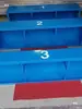 Podio de acero y madera para competiciones infantiles y de adultos, podio plegable para eventos de atletismo, colores y tamaños.