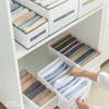 Caja organizadora divisoria artifacto de almacenamiento de ropa para pantalones plegable de tablero de PP caja de almacenamiento transparente para armario de noche de dormitorio