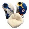 Gorra Lei Feng Infantil, Gorra de Felpa Gruesa de Invierno Cálida para Exteriores, Resistente al Frío y Protectora de Orejas para Niños, Gorra Estilo Piloto para Niños Mayores