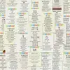 96 Calcomanías de Aprendizaje Acumulativo para Lectura Matutina en Inglés para Niños Cuaderno Decorativo de Iluminación para Lectura de Artículos en Inglés Divertido
