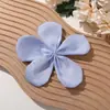Accesorios para el Cabello, Broches, Accesorios para Ropa Hechos a Mano DIY de Flor de Cinco Pétalos en Tela de Satén Dulce y Atmosférica Estilo Coreano