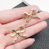 15 Pingentes Pendentes Cor Plated Ouro KC Vazado Laço Liga de Zinco Para Bolsa Pulseira Acessórios de Joia DIY