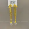 Pendientes de Hueso de Pescado Exagerados de Nuevo Estilo Transfronterizos Largos Moda Nicho Dulce Fresco Diseño Creativo Pendientes Colgantes de Perla
