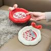 Bandeja de Almacenamiento Ping An Joy al por Mayor para Llaves, Joyería, Estante de Almacenamiento, Adornos Decorativos de Cerámica para Escritorio para Regalos de Inauguración de Casa