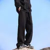 Pantalones casuales con estampado de trigo para hombre, adecuados para primavera y otoño, estilo de alta calle americano, holgados y con caída, pantalones deportivos juveniles versátiles