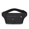 Bolsa de Cintura Nova Masculina no Atacado, Bolsa Transversal de Ombro Versátil para Negócios e Deslocamentos, Filme de Couro de Grande Capacidade, Bolsa de Peito Simples e Moderna