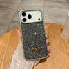 Capa de Celular Luxuosa Brilhante de Diamante para iPhone 17 Pro Max com Strass de Alta Qualidade, Adequada para iPhone 16, Galvanizada, Estilo de Luxo Leve