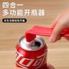 Abrelatas Multifuncional de Plástico Abrebotellas de Cerveza Abrebotellas de Color Plástico Girador Manual de Tapas Soporte para Teléfono Móvil