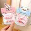 Pegatinas de uñas para niñas directo de fábrica, dibujos animados, uñas postizas para niños, 10 parches de uñas lindos para niñas