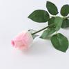 Flor artificial de rosa hidratante ao toque, haste única, rosa de Dia dos Namorados, decoração de casa, presente de Dia dos Namorados, botão de rosa