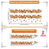 Adesivos de Parede Frutas da Colheita de Outono M21990 para Sala de Estar e Quarto Decoração de Parede de Fundo para Casa Adesivos de Parede Autoadesivos