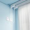 Pista Eléctrica de Aluminio Espesorado Estilo Minimalista Moderno Silenciosa Automática para Cortinas Pista de Enlace Inteligente Duya