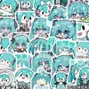 126 Adesivos de Expressão da Hatsune Miku Anime Japonês Capa de Celular Adesivos para iPad À Prova d'Água