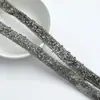 Corrente de Renda com Strass Autoadesiva de 10mm de Largura Adesivos de Strass Autoadesivos Joias Artesanais DIY Acessórios para Roupas