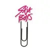 Popular Grupo de Chicas Demon Slayer Estudiante DIY Material de Oficina Clips Divisores Marcadores de Libros de PVC Clips de Papel Creativos Suministros de Oficina Transfronterizos