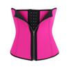 Cinturón corsé de goma para comercio exterior transfronterizo, cinturón deportivo de fitness europeo y americano, cinturón con cremallera de tres senos, cinturón abdominal