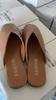 Pantuflas de exterior para mujer de punta cerrada 2024 nuevo verano medias pantuflas zapatos de mujer moda zapatos Muller sandalias rojas de internet moda ins