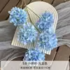 5 Flores Hortênsias Artificiais Adereços para Fotografia de Casamento Flor Estilo Ins Decoração para Mesa de Centro de Casa Mesa de Jantar Personalização de Flores