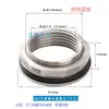 Conector de Tanque de Agua de Acero Inoxidable 304 Salida de Torre de Agua Tubería Roscada Interna Accesorio de Tubería Puerto de Drenaje de Torre de Agua Tubería de 6 Puntos