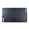 Placa de Hierro Fundido para Parrilla Rectangular Placa para Barbacoa Placa de Barbacoa de Doble Cara Olla de Hierro Fundido para Estufa de Gas para Uso en Exteriores