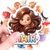 Nuevo Set de 50 Pegatinas de Órganos Humanos Lindos de Dibujos Animados para la Iluminación Cognitiva Infantil, Divertidas Pegatinas Decorativas Impermeables