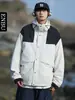Jaqueta masculina Enbu, novo estilo outono, estilo workwear americano, marca da moda, moderna, solta, casual, peça de outer wear versátil para homens