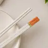Palillos de Aleación Habo para Uso Doméstico, Palillos Antideslizantes y Resistentes al Moho de Alta Gama para Catering Comercial, Palillos Personalizados para Uso Individual, Palillos al por Mayor