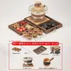 Lado de la estufa para preparar té Yunnan Guan Guan utensilios para preparar té olla de cerámica para el hogar lata para té tostado olla para preparar té con leche estufa de barbacoa juego completo