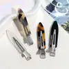 Pinza de Pelo Dulce Estilo Coreano Dopamina Bb, Pinza de Pelo Simple y Versátil para Flequillo y Cabello Suelto, Pinza de Pelo para Maquillaje, Accesorio de Pelo que No Marca para Mujeres