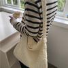 Bolso Bolso de Mujer Coreano Otoño e Invierno Nueva Llegada Un Hombro Nube Plisado Bolso Sobaco Simple Combinable Tote Bolso de Mujer Bolsa de Compras