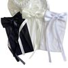 Meias Femininas de Verão Ultrafinas com Laço Doce até a Metade da Panturrilha Estilo Miu Meias de Corte Livre Estilo Ballet Meias Lolita para Panturrilha