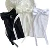 Meias Femininas de Verão Ultrafinas com Laço Doce até a Metade da Panturrilha Estilo Miu Meias de Corte Livre Estilo Ballet Meias Lolita para Panturrilha