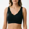 Ropa interior europea y americana sin costuras, fina, de realce, talla grande, sin varillas, con soporte, anti-flacidez, estilo chaleco deportivo, sujetador transfronterizo