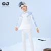 Ropa de esquí para niños de otoño e invierno de secado rápido, ropa interior térmica deportiva a prueba de viento para exteriores, ropa de otoño, traje SGY10