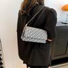 Bolso de Mano 2024 Nuevo Estampado Flor Vintage Textiles Bolso de Hombro Bolsos Moda Casual Elegante Bolso Cuadrado Pequeño Bolso de Axila